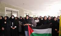 دانشگاهیان دانشگاه علوم پزشکی جهرم با شعارهای خود حمله رژیم صهیونیستی به بیمارستان غزه را محکوم کردند